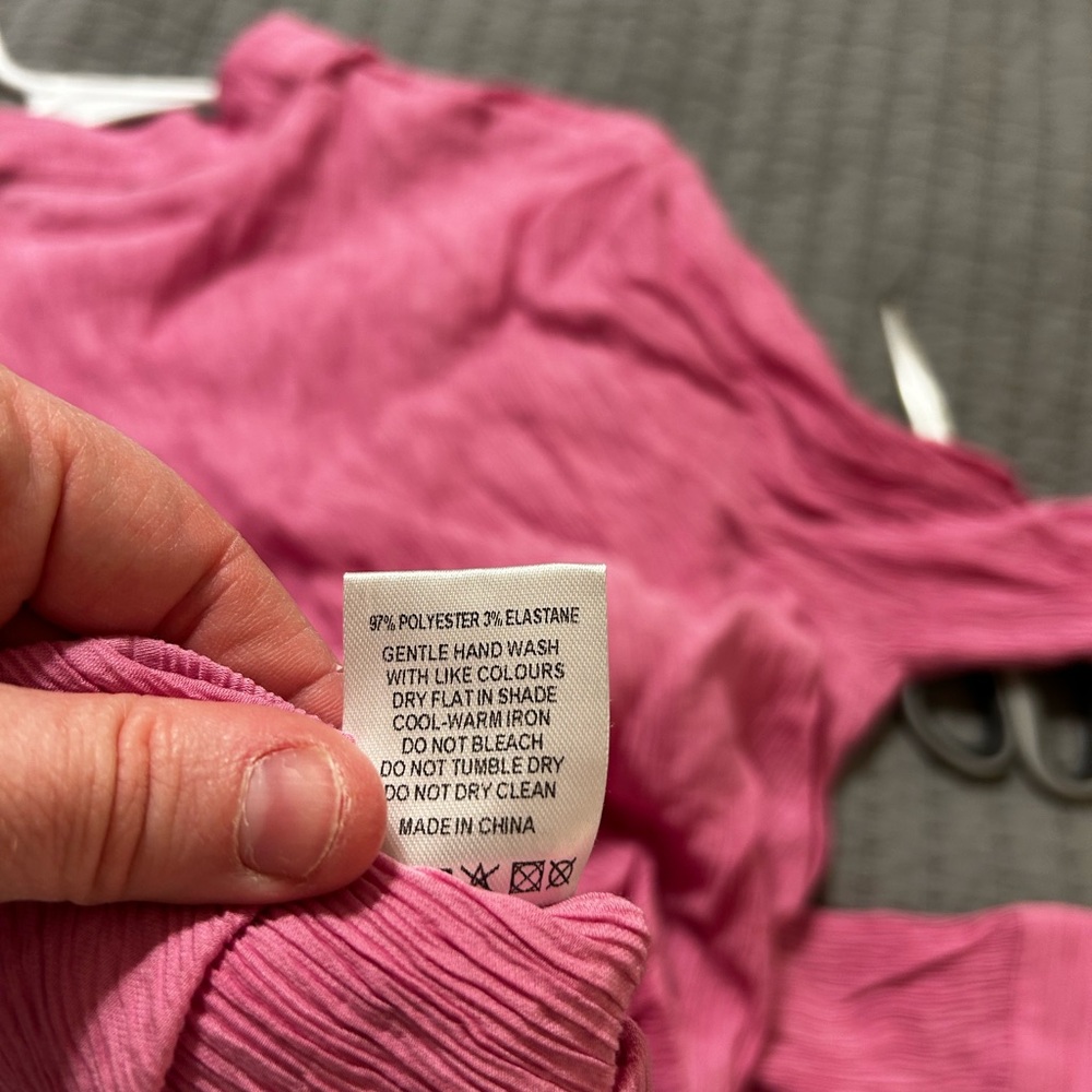 Wild Fox Crinkle Button Down Blouse - image 4